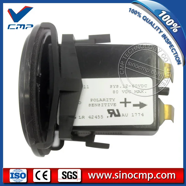 Excavator hour meter timer YT58S00006P1 for Kobelco SK200-8 Sk210-8 SK200-6
