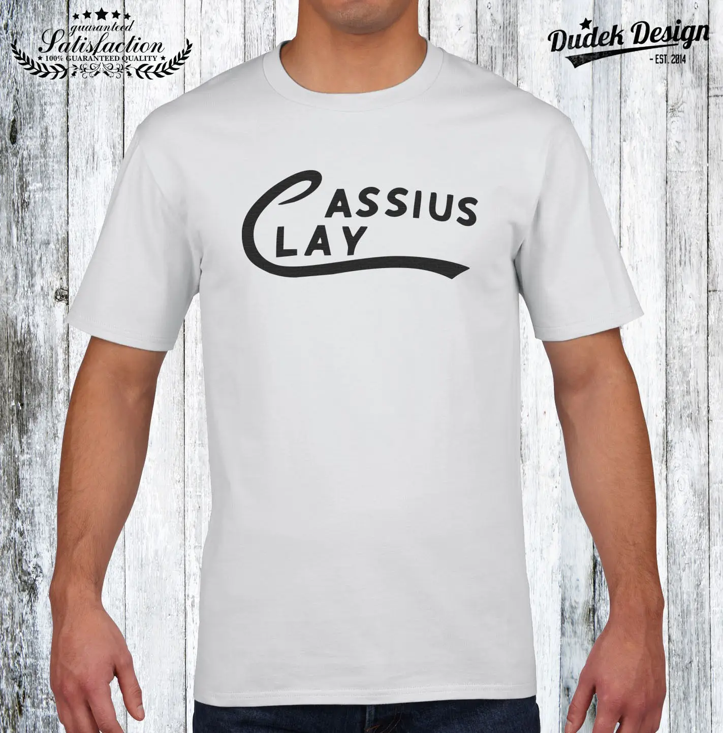 CASSIUS CLAY T SHIRT Muhammad ALI The Greatest HEAVYWEIGHTS LEGEND Funny Tops Tee New Unisex free shipping | Мужская одежда