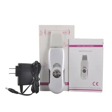 Ультразвуковая поверхность кожи очиститель пор скруббер удаления угрей кожи лица затянуть терапия пилинг Лопата отшелушиватель Глубокая очистка