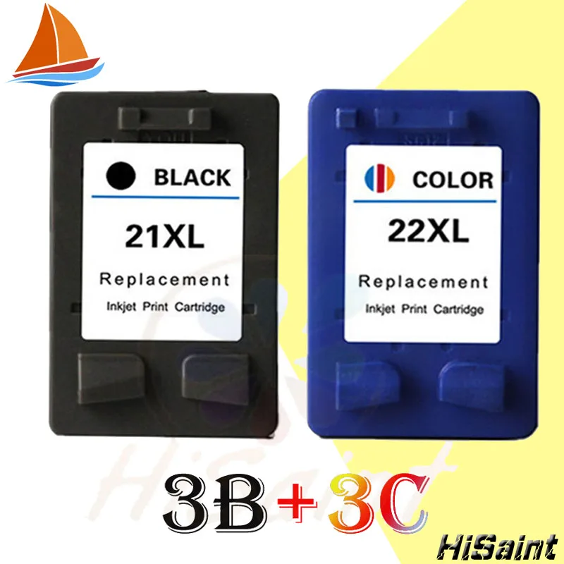 

Compatible Ink Cartridge for hp21XL and hp22XL For HP Deskjet D1360 D1460 D2360 Ink Jet Printer Free Shipping
