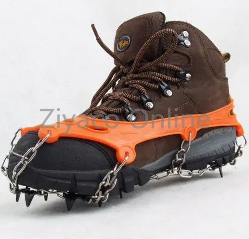 8-Tooth Snow Anti-Skid Shoes Cover Outdoor Camping Ice Crampons Tool WST