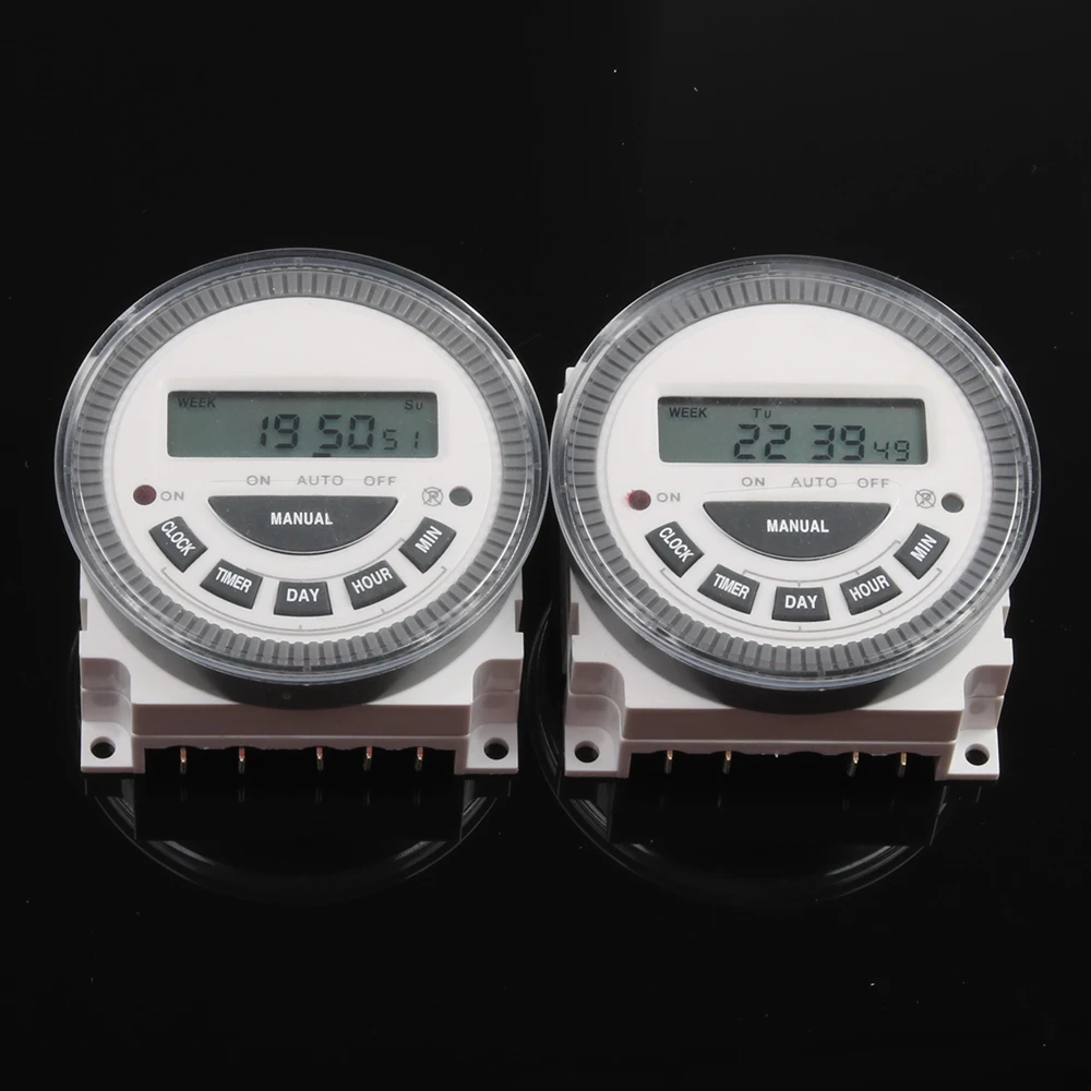 DIANQI TM619 AC220V 230V 240V 16A контроллер цифрового таймера 7 дней в неделю программируемый таймер/час/минуту граф для дома
