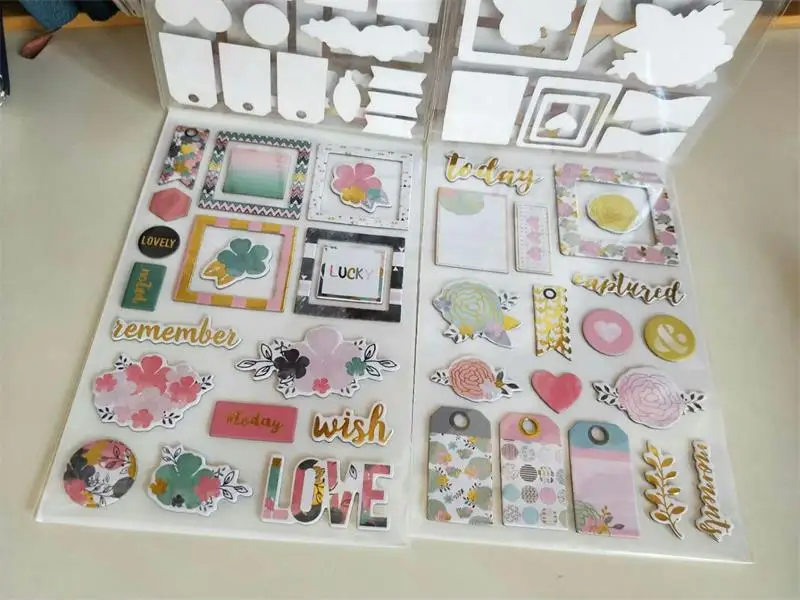 MageCrux 73pcs Creative Baby Die Cuts Stickers For Scrapbooking Happy  Planner Card Making Gift 