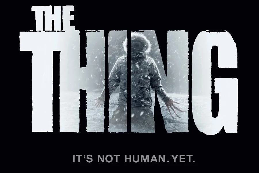

DIY frame It's Not Human. Yet. The Thing 2011 Movie Poster Fabric Silk Poster Print Great Pictures On The Wall For Home Decor