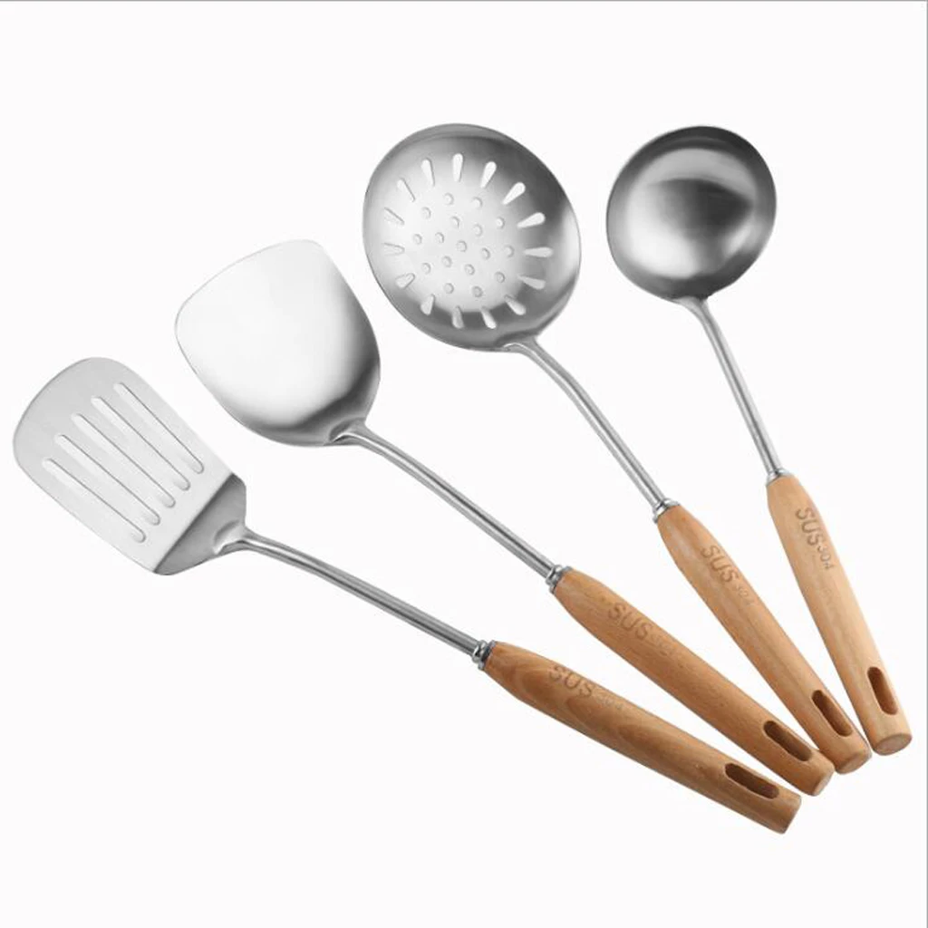 MagiDeal Kitchen Tools Skimmer Spoon Straining Fry Cooking Soup Mesh Strainer Spider Scoop Cooking Tool