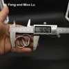 Ring and Ring Mini Metal Puzzle Model Solution Brian Teaser Gadget Intelligence Game Toys Kids Gifts 4