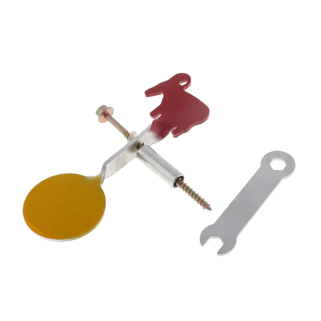 Tree Tied Binding Spinner Target Screwed-type Plinking Target Shooting Target 3.5mm - Pigeon/Goat Shape