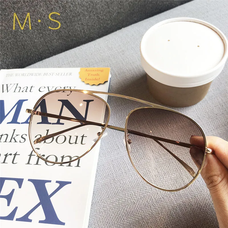 MS 2019 Female Sunglasses Brand Designer Sunglasses Pilot Sun Glasses Fashion Wo