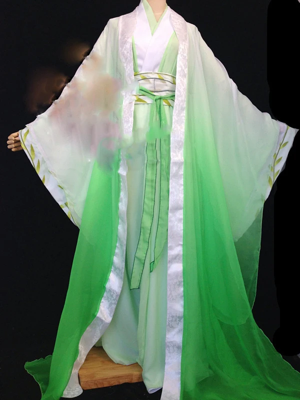 Bi Feng зеленый ученый Принц мужской костюм Hanfu Cos Shen Qingqiu для аниме нового злодея