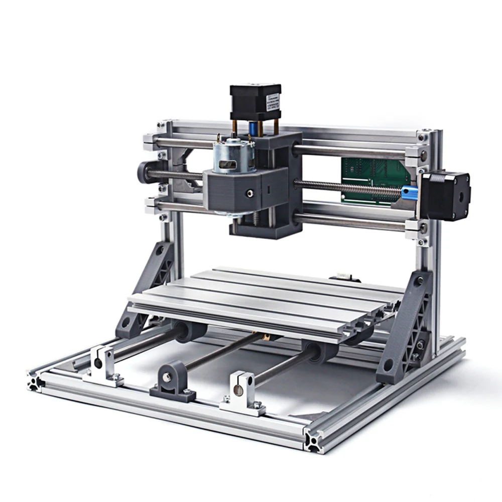 CNC 2418+ 2500 МВт лазерный GRBL контроль Diy лазерная гравировка ER11 станок с ЧПУ, 3 оси pcb фрезерный станок, деревянный маршрутизатор+ 2,5 Вт лазер