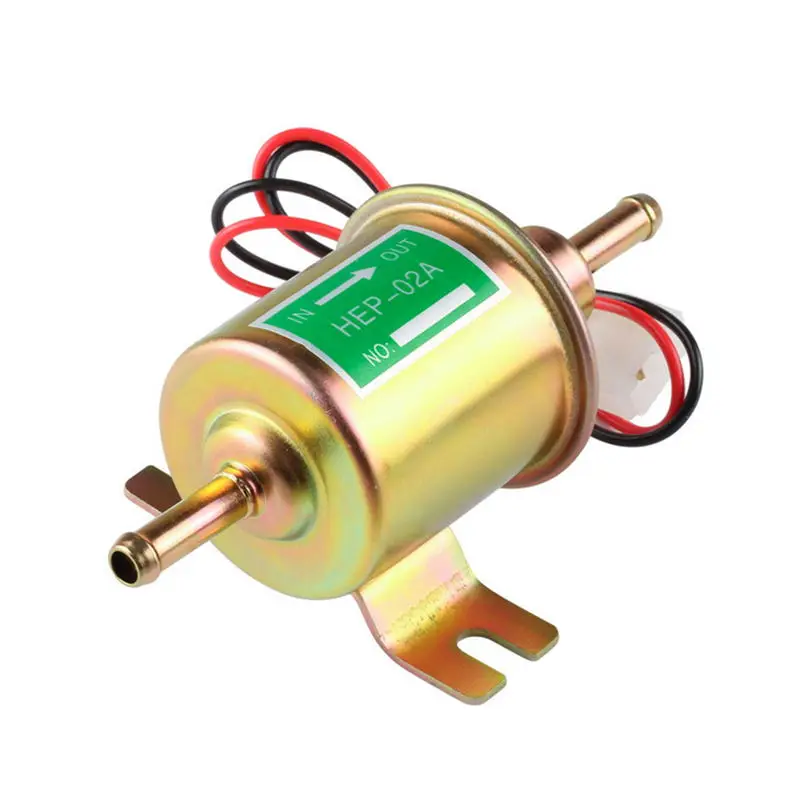 

HEP-02A 12V Fuel Pump Low Pressure Universal Electric Diesel Petrol Gasoline Pumping For Motorcycle Car Carburetor ATV Van