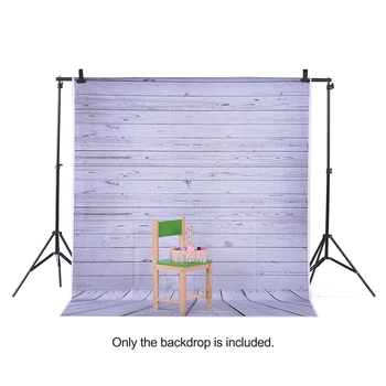 

1.5 * 2.1m/5* 7ft Cotton Photography Backdrop Background Wrinkle-resistant Washable Wood Pattern for Baby Children Video Studio