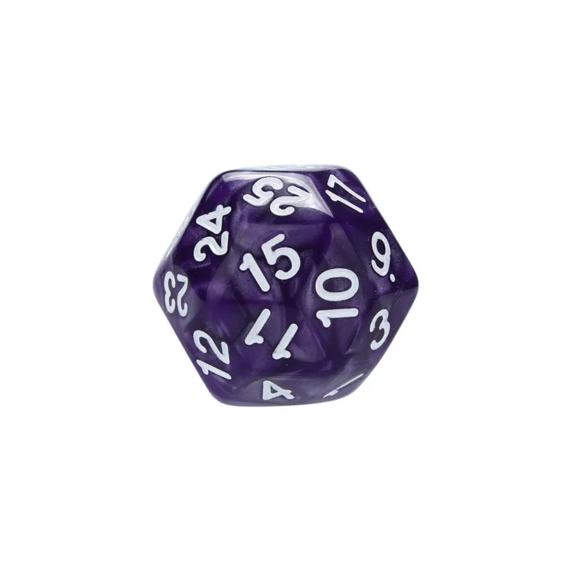 New 1pc Creative Universe Galaxy Dice D30 Multi Side Acrylic Dice Game Dungeons Dragons Polyhedral Dice Game gift #3d20 (5)