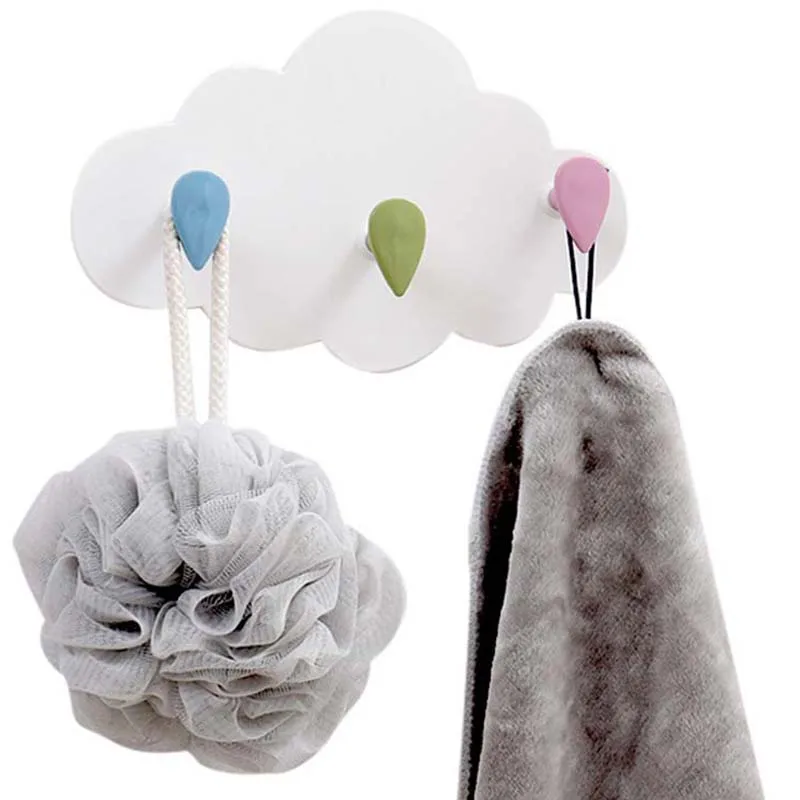 

Ins Style Cloud Storage Rack Home Decoration Rack For Kitchen Shelf Behind Door Wall Key Hanger Kitchen Shelf Bathroom Organizer