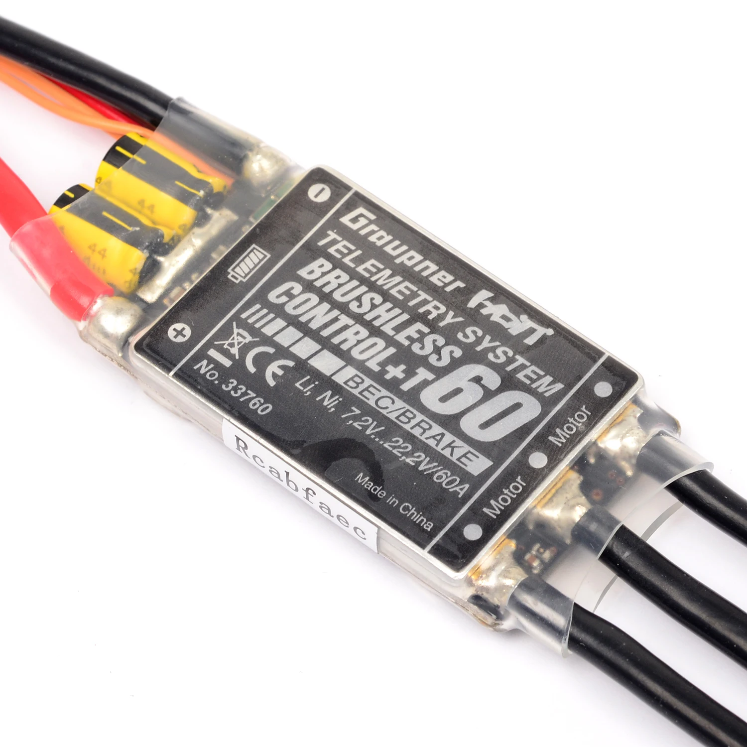 Graupner ESC T60A с функцией двусторонней передачи электронный регулятор для RC вертолетов или самолетов
