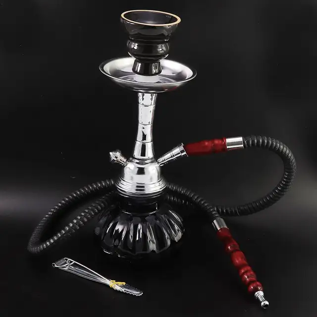 Mini Hookah Set With Two Hose Small Shisha Hookah Tube Bowl Charcoal
