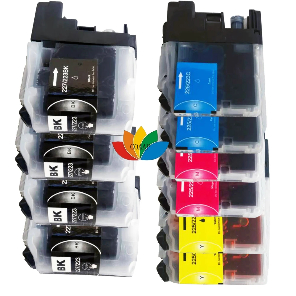

10x XL CARTRIDGES for BROTHER LC225 LC227 MFC-J480DW J880DW J4420DW J4620DW J4625DW J5320DW Printer