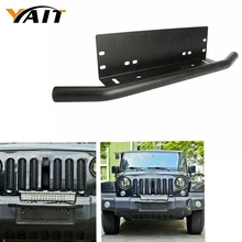 Car Off-Road Work Light Bull Bar Front Bumper License Plate Mount Bracket Holder