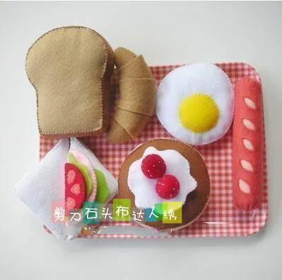 

Food package series Fabric Felt kit Non-woven cloth Craft DIY Sewing set Felt Handwork Material DIY needlework supplies