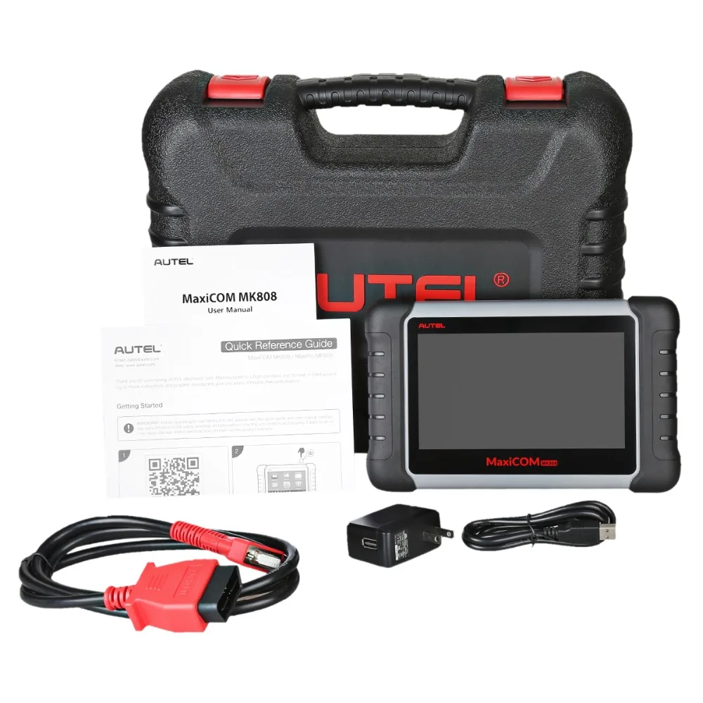 Autel MaxiCOM MK808 OBD 2 Автомобильный диагностический инструмент OBD2 сканер функции автоматической диагностики OBDII код читателя программирование ключей PK MX808