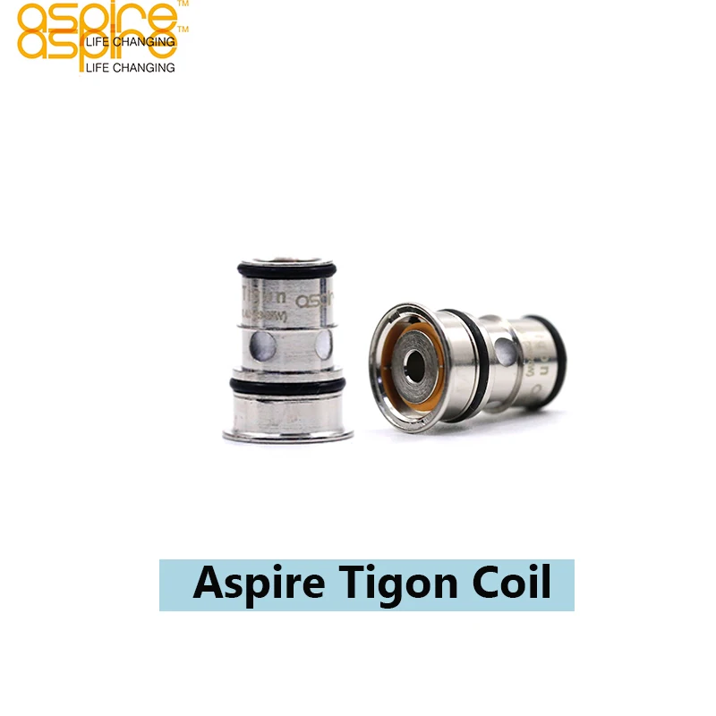 5 шт./лот оригинальный Aspire Tigon катушки испарителя 0.4ohm 1.2ohm Tigon Замена распылитель для Aspire Tigon Tank Kit