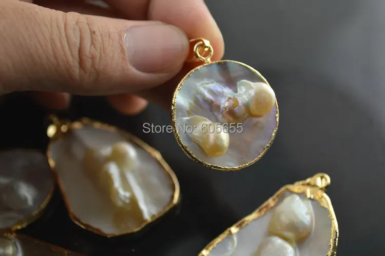 Ожерелье с подвеской &quotперламутровая Швабра&quot|mother of pearl|mother pearl shellmother pendant |