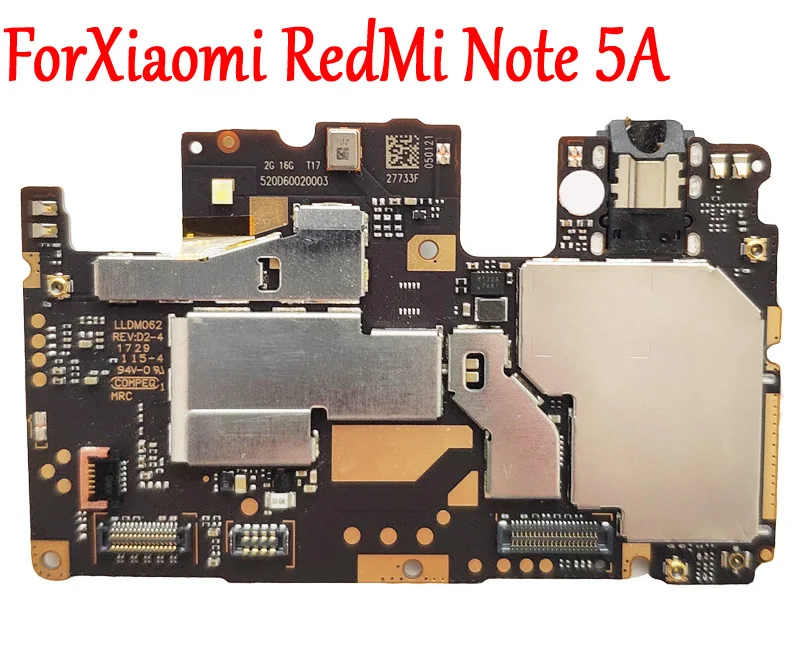 

Tested Full Work Original Unlock Motherboard For Xiaomi Hongmi Redmi Note 5A Logic Circuit Board Electronic Plate Fast Shipping