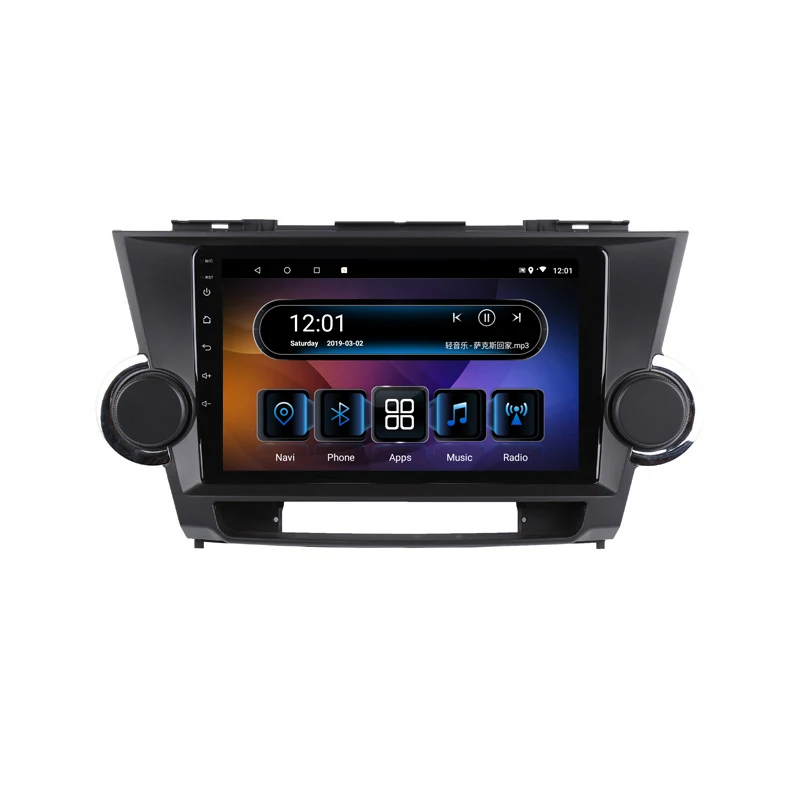 Excellent 10.1" 4G RAM 8 cores Android Car DVD GPS Navigation For Toyota Highlander 2009 2010 2011 2012 2013 audio stereo car radio 17