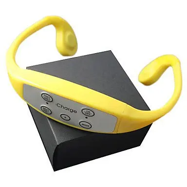 New IPX12 10 Meter Waterproof Mp3 Sports Bone Conduction Headset with Built in 8GB Capacity For