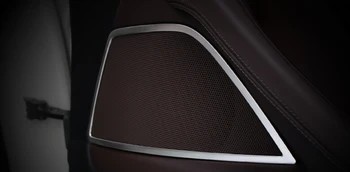 

For BMW 5 series F10 2011 2012 2013 2014 Front Car Door speaker audio ring decoration trim 2pcs