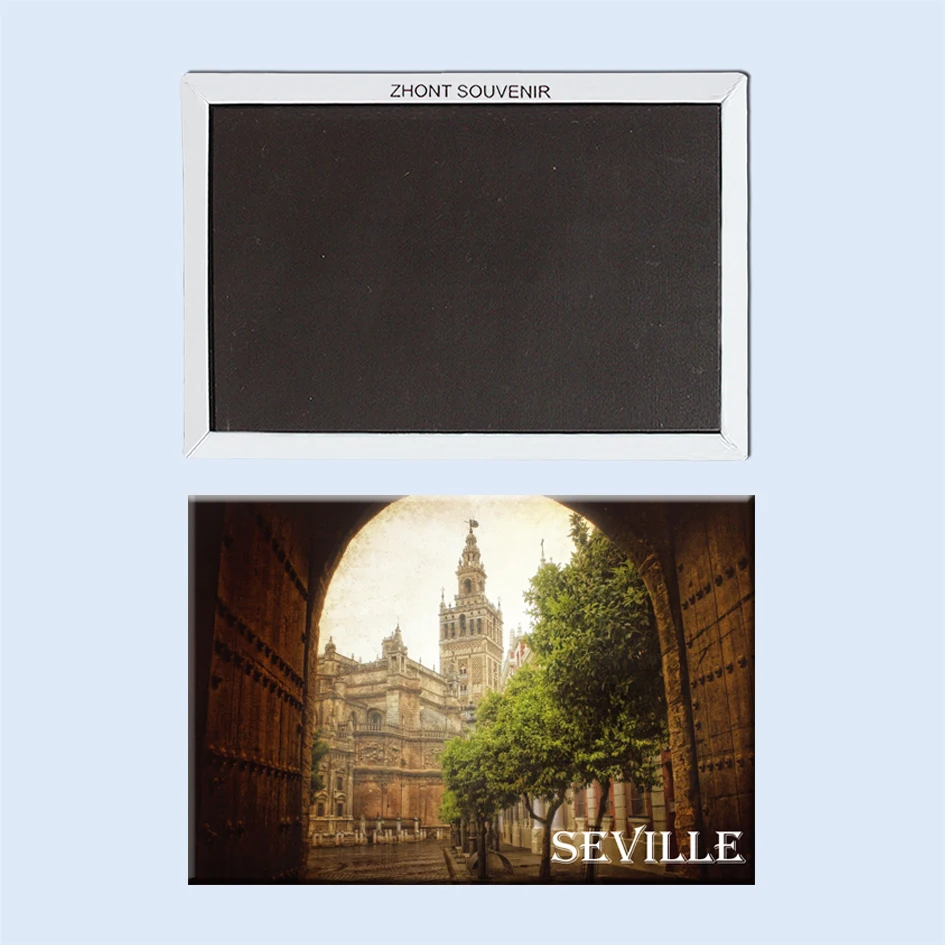 

Rectangle Magnets,Seville Souvenir,Espana Tourist Refrigerator Magnets 21485