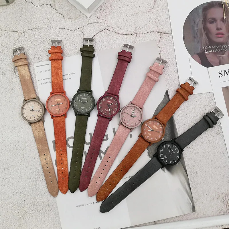 OTOKY Reloj Mujer женские часы с кожаным ремешком аналоговые кварцевые квадратные