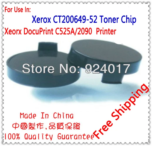Чип для тонера принтера Xerox C525A C525 C2090 C2090FS CT200649 CT200650 CT200651 CT200652 чип барабана CT350390 |