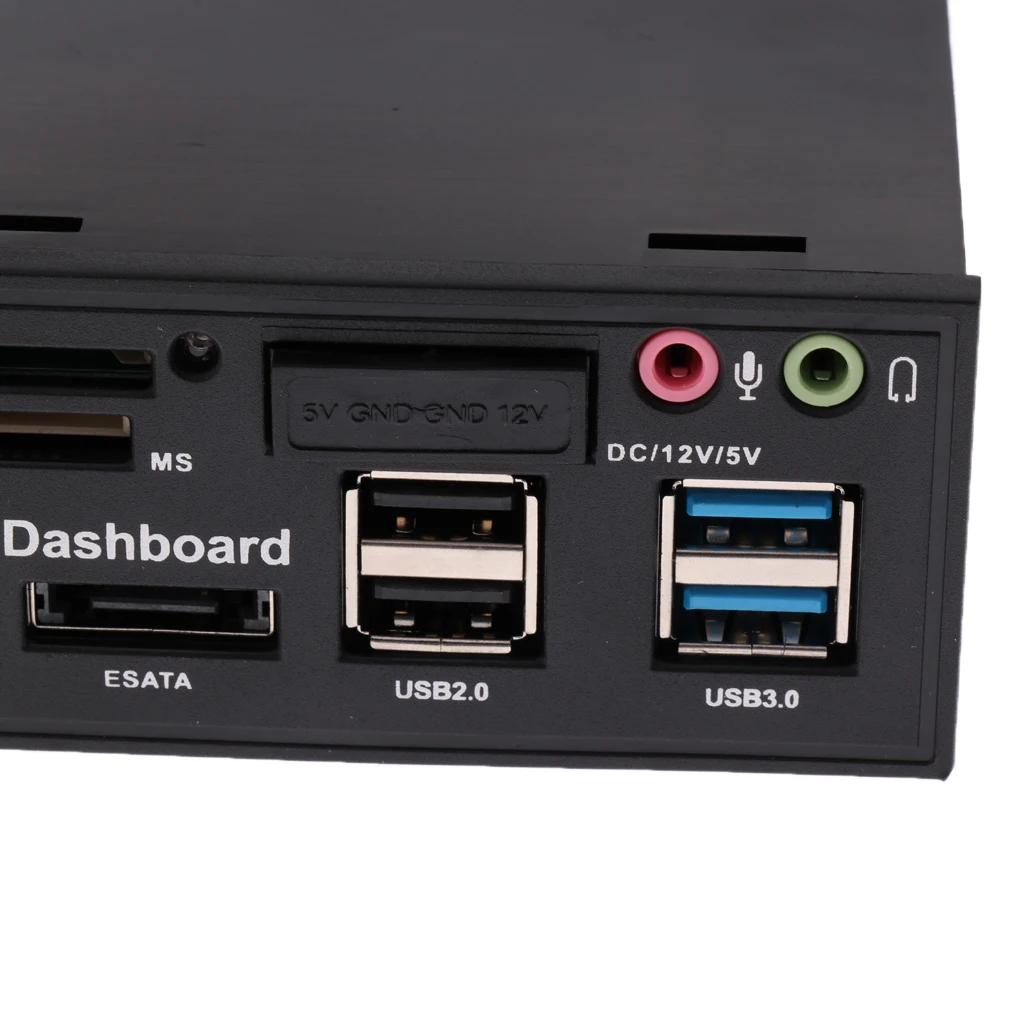 5.25' Optical Drive Multifunctional Dashboard Media USB 3.0 /2.0 Front Panel