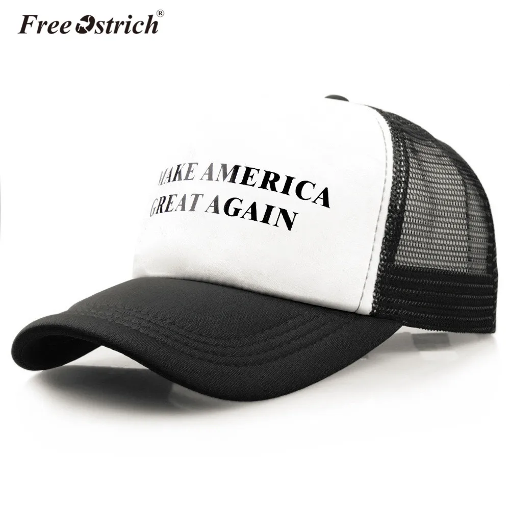 

Free Ostrich Baseball Cap Mesh Cap Hats For Men Women Letter Print Gorras Hombre hats Casual Hip Hop Caps Dad Casquette A1520