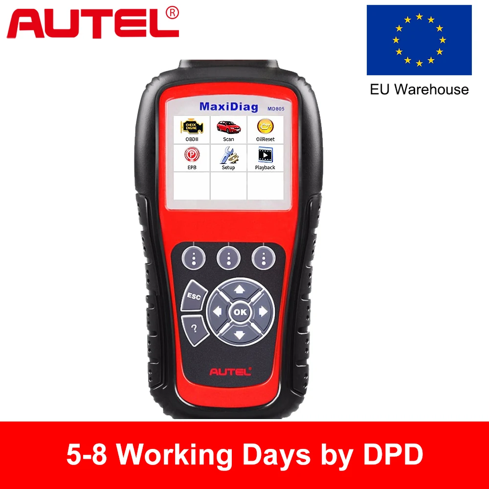 

Original Autel MD805 OBD2 Car Diagnostic Tool All System Automotive Scanner OBD II Code Reader Scan Tools Escaner Para Carro