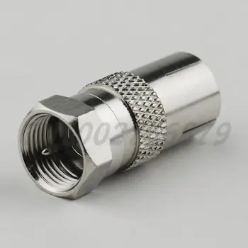 

RF electrical DVB-T TV-Tuner Antenna Adapter F Male Plug to IEC DVB-T TV Female Jack Straight Male and Female