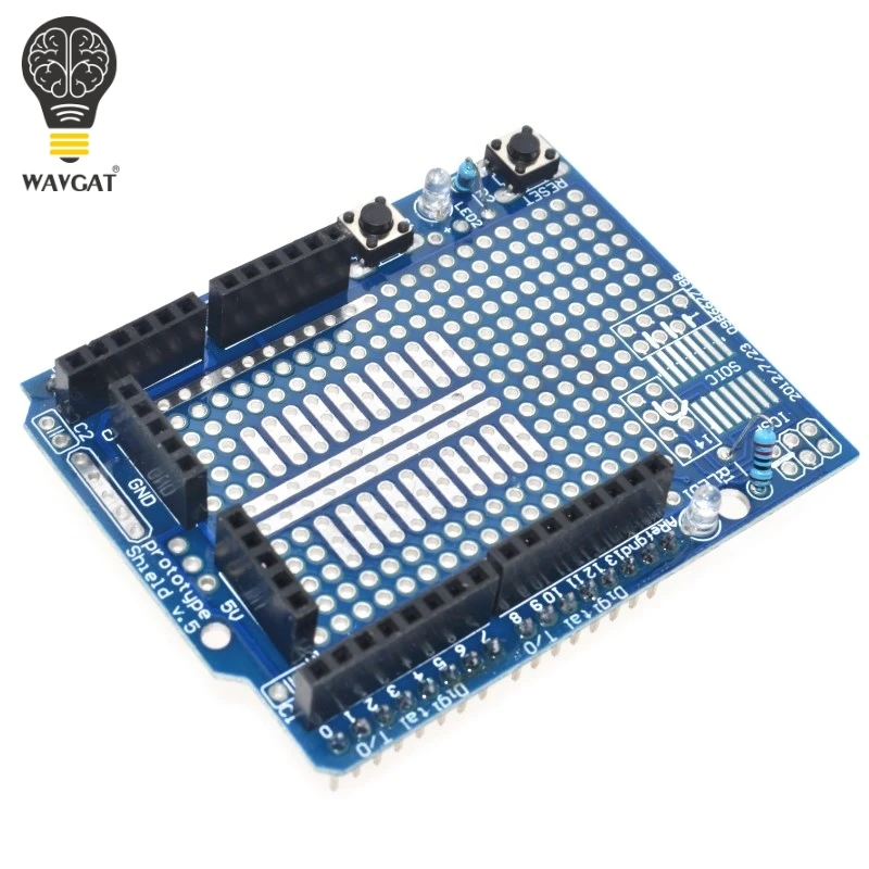 Бесплатная доставка UNO Proto Shield прототип плата расширения со встроенной мини