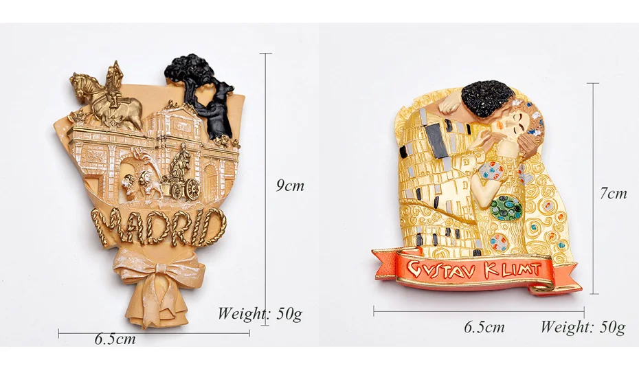Creative painting  fridge magnet 04