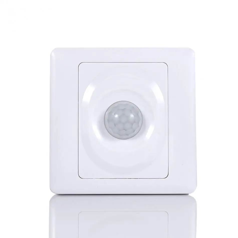 Adjustable Infrared IR Body Motion Sensor Switch Wall Mount Control
