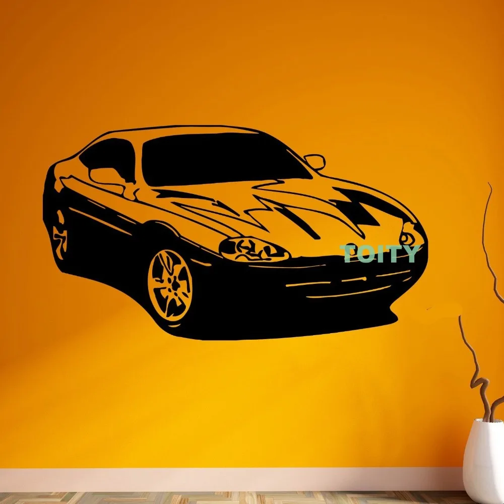 AWall Stickers Vinyl Decal Car Cool Garage Decor Interior Home Design