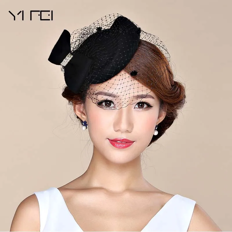 Женская фетровая шляпка Таблетка из хлопка и фетра|pillbox hat|hats forhats for women |