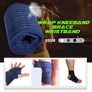 

Fitness Elastic Bandage Tape Sports Support Straps Protector Bands Ankle Leg Knee Elbow Wrist Guards Braces