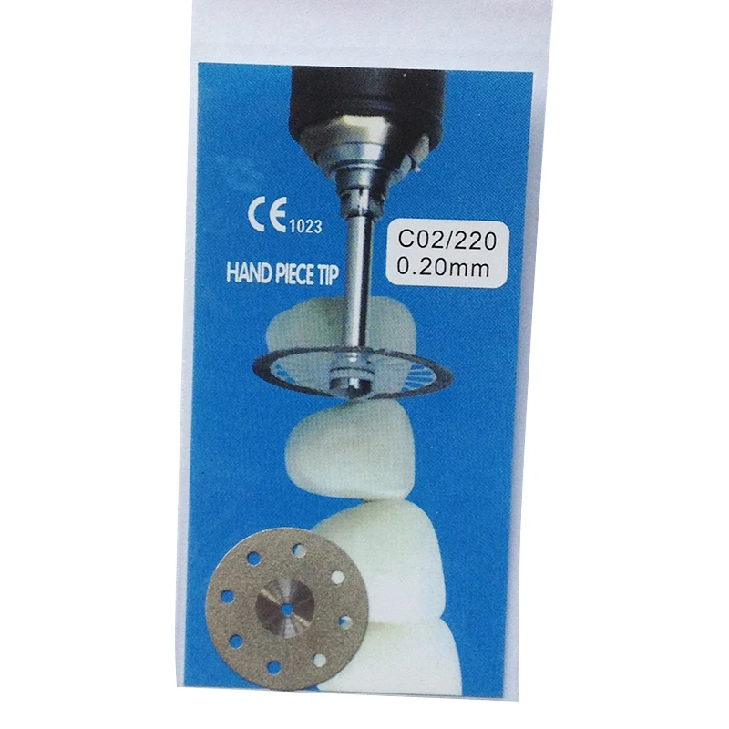 

5pcs Dental Lab Diamond Disc for Dental Cutting Plaster 22mm x 0.20mm Disc Wheel C02