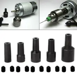 1 Набор 5 мм-14 мм Мотор Соединительная муфта Переходная муфта разъем стержня для B12 сверлильный патрон черный Сталь соединение вал