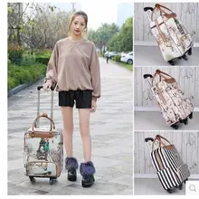 Брендовая женская сумка на колесиках 20 дюймов 22 дюймов, чемодан для путешествий, дорожная сумка на колесиках, чемодан для багажа, дорожная сумка на колесиках