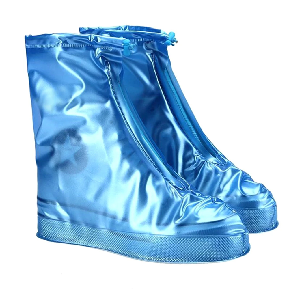 1 пара непромокаемых ботинок из ПВХ, водонепроницаемые Нескользящие непромокаемые сапоги для женщин и мужчин, Лучшая цена - Цвет: Темный хаки