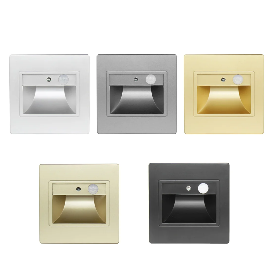 Outdoor Lighting 10pcs led stair light Light sensor PIR motion Detector