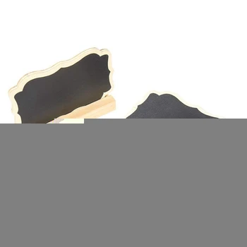 

12 Mini Chalkboard Signs Stand-Chalkboard Place Cards Message Board Weddings,Table Top Numbers,Food Signs,Kids' Crafts Event D