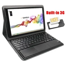 3G WCDMA de la Tableta de 10.1 “Windows 8.1 Tablet PC 1 GB/16 GB Wifi HDMI OTG portátil 1280*800 IPS Quad Core Regalo caja del teclado de bluetooth